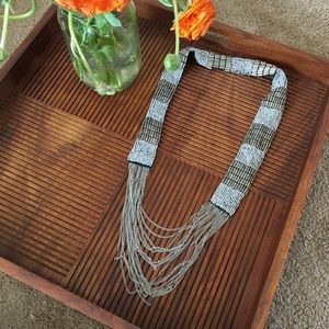 Dramatic statement necklace